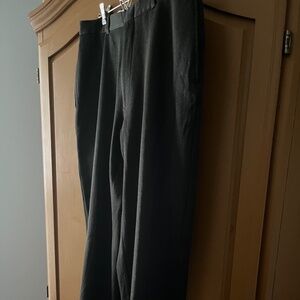 L.L. Bean Men's Vintage 100% Wool Pants, 33 waist, Charcoal